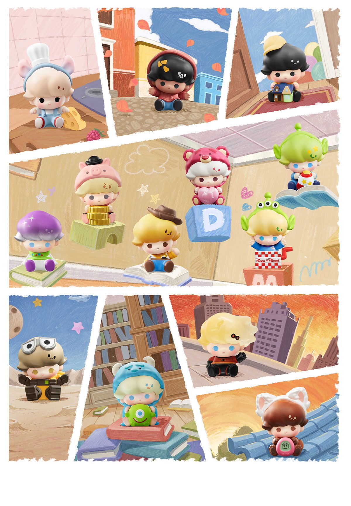 その他 popbean POP BEAN DIMOO WORLD × PIXAR シリーズ | ポップマート