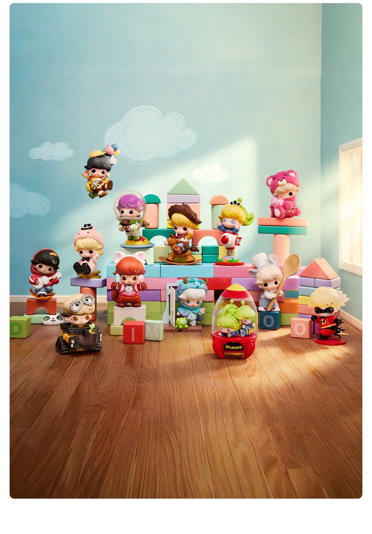 今日限りお値下げ新品POP MART DIMOO3体セット DIMOO WORLD × PIXAR シリーズ | POP MART (Japan)