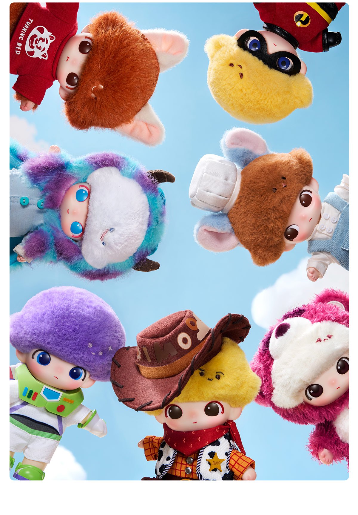 DIMOO WORLD × PIXAR シリーズ ぬいぐるみペンダント | POP MART (Japan)