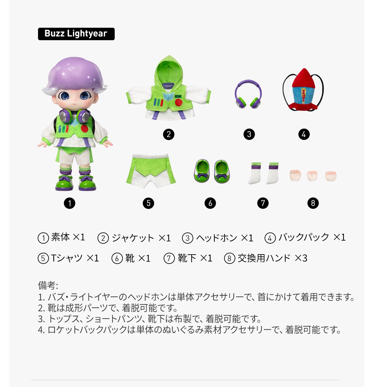 DIMOO Toy Story シリーズ 1/8 アクションフィギュア | POP MART (Japan)