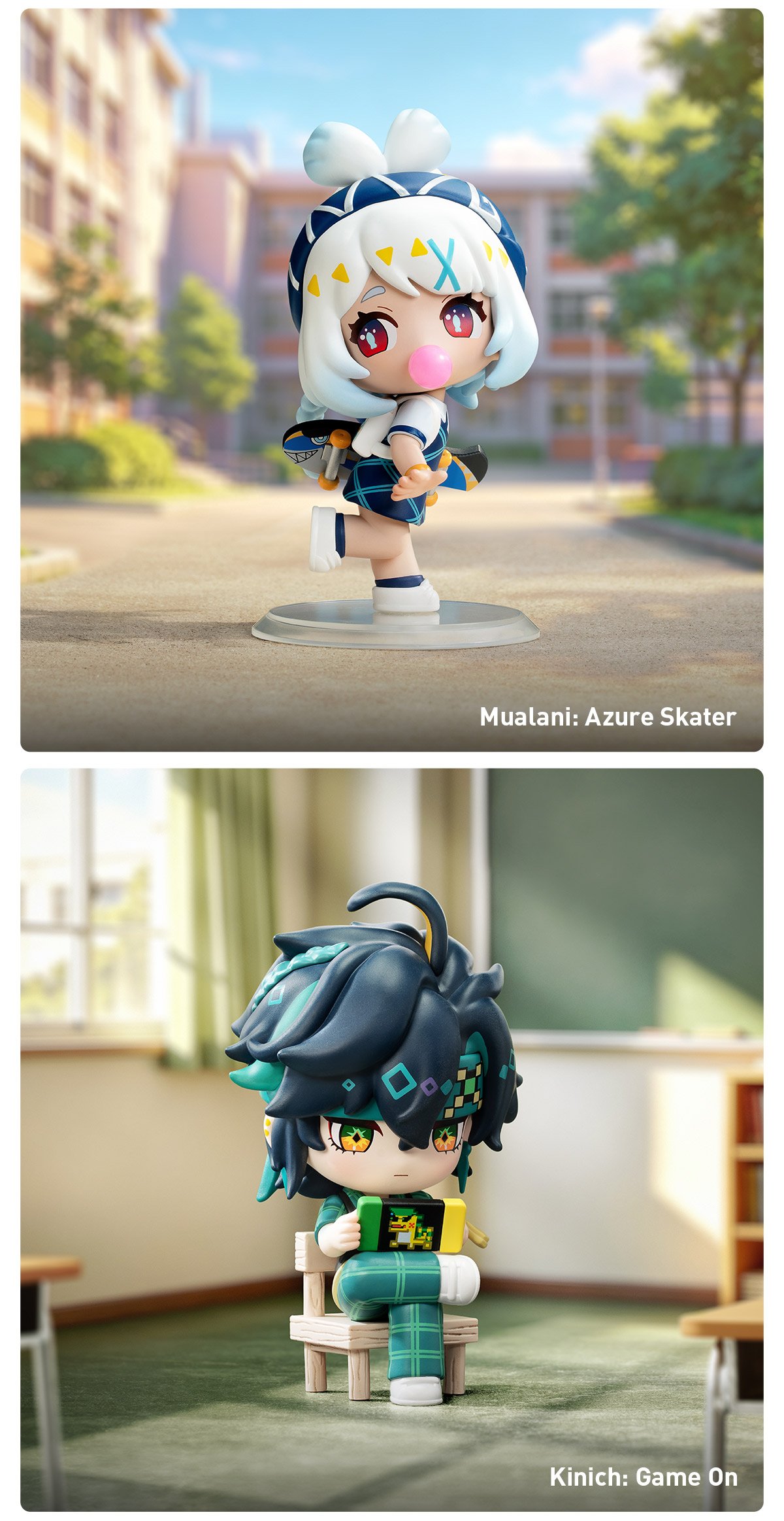 原神 学園キャンパスシリーズ ちびキャラフィギュア | ポップマート