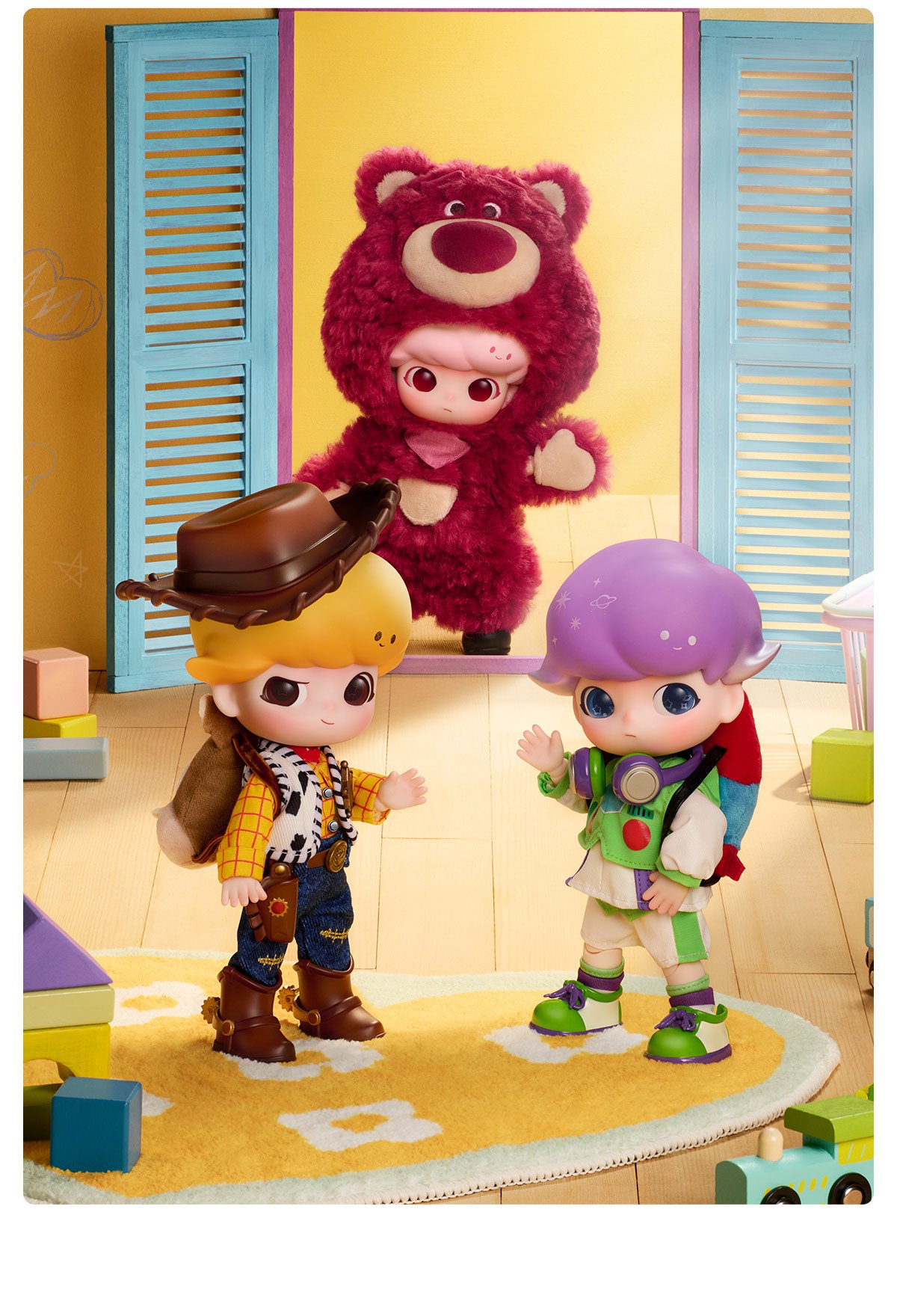 新品❣️POPMART DIMOO Toy Story 1/8アクションフィギュア DIMOO Toy Story シリーズ 1/8 アクションフィギュア | ポップマート