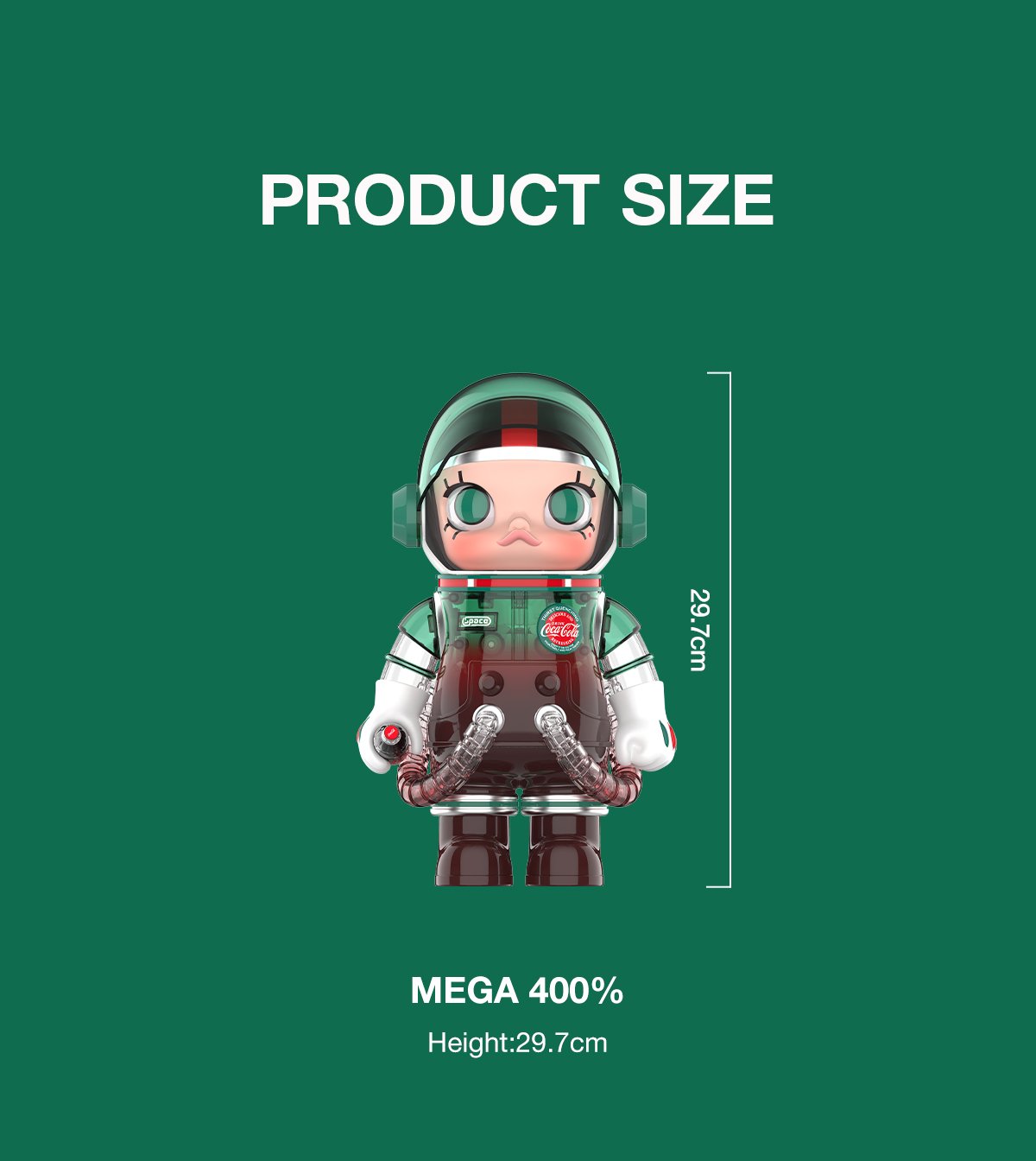 MEGA SPACE MOLLY 400% Iconic Coca-Cola | POP MART (Singapore)