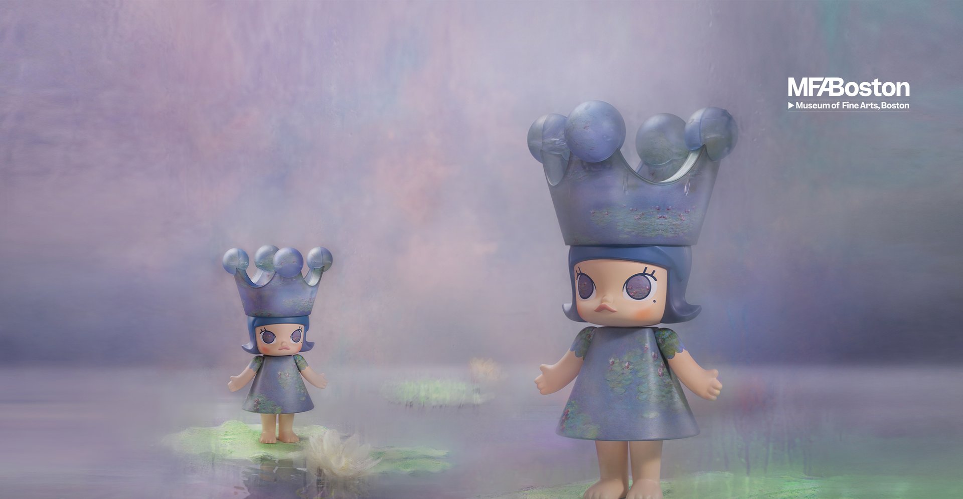 MEGA ROYAL MOLLY 1000% Monet-Les Nymphéas | POP MART (Singapore)