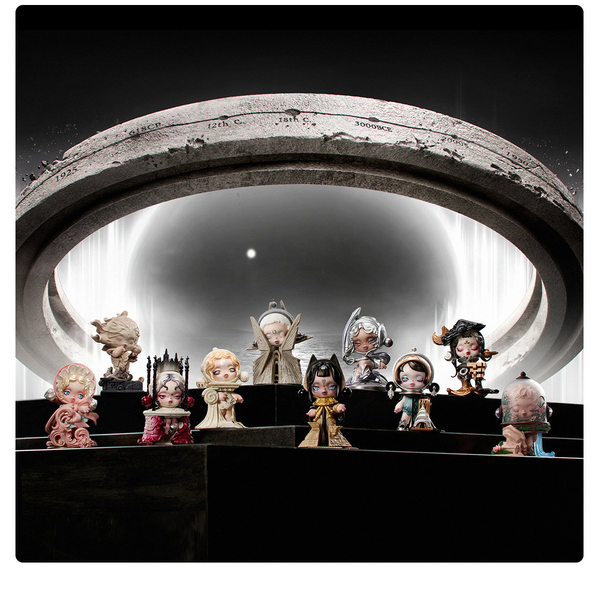 SKULLPANDA WHERE TIME DWELLS Series Figures | POP MART (Singapore)