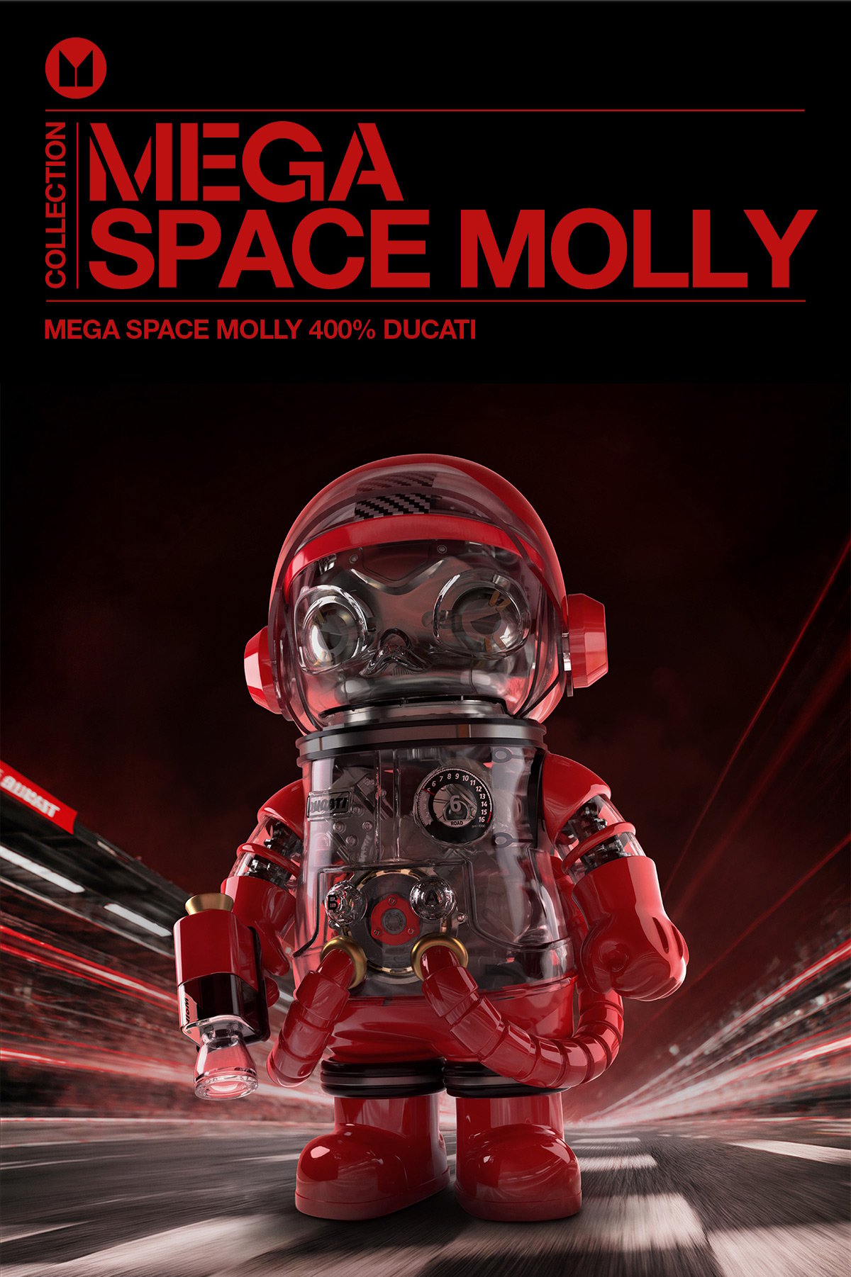 MEGA SPACE MOLLY 400% DUCATI | POP MART (Singapore)