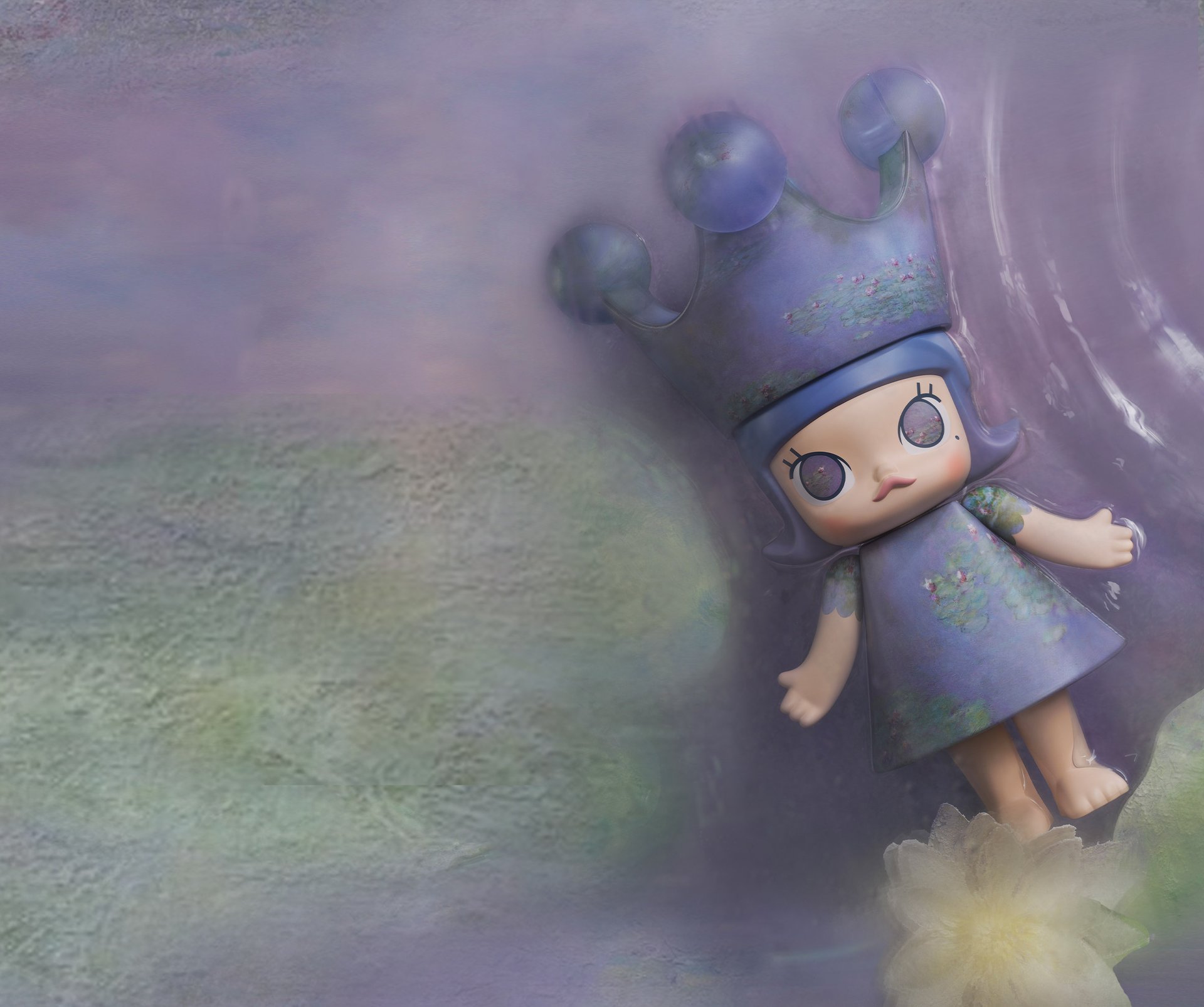 MEGA ROYAL MOLLY 1000% Monet-Les Nymphéas | POP MART (Singapore)