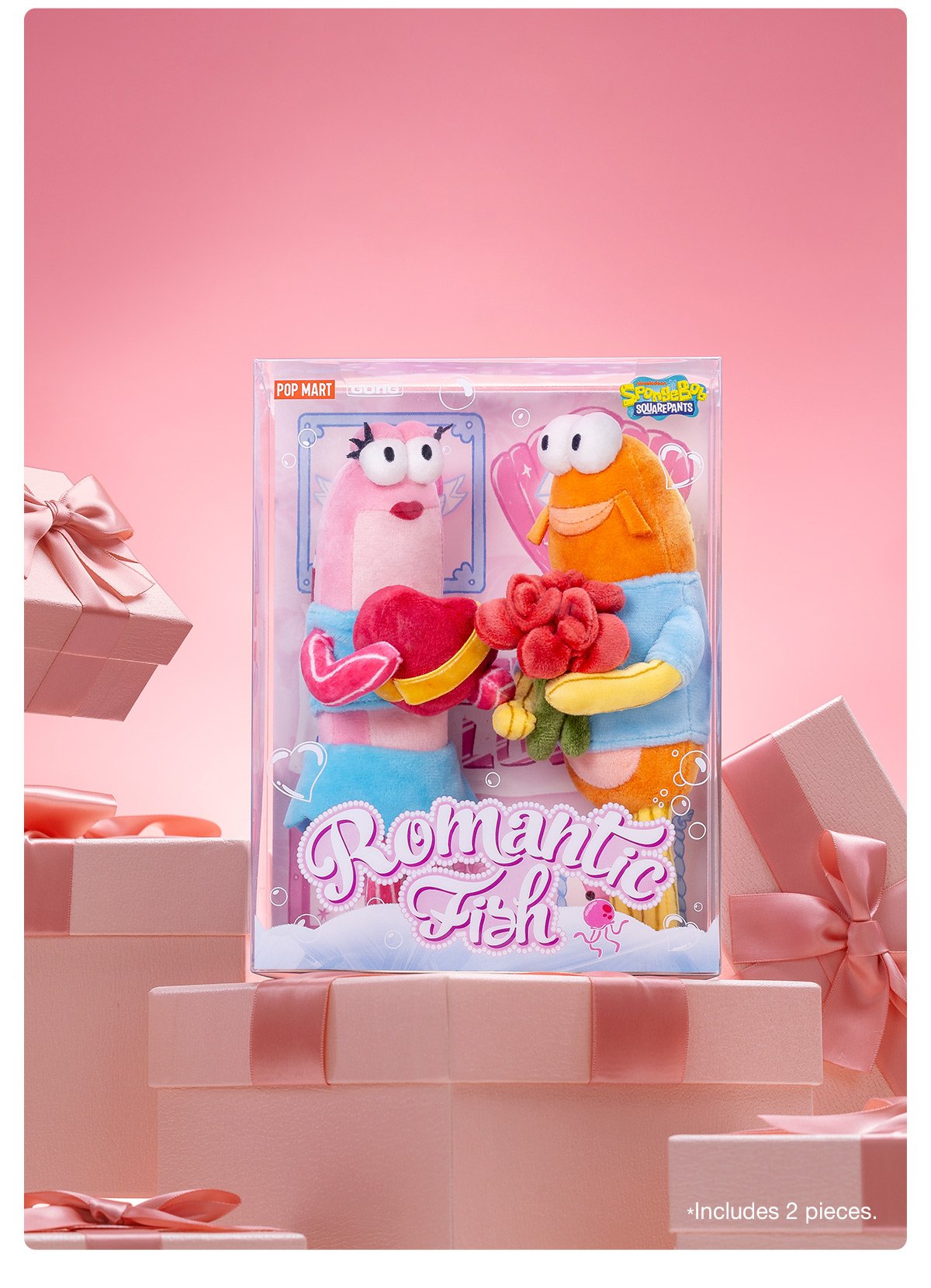 Bikini Bottom Buddies - Romantic Fish Series Plush Pendants | POP