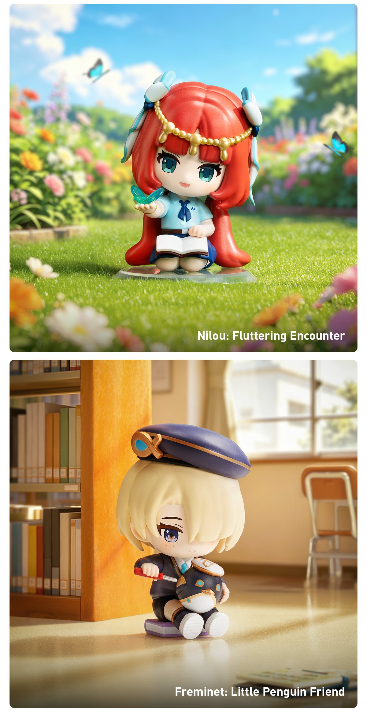 原神 学園キャンパスシリーズ ちびキャラフィギュア | ポップマート