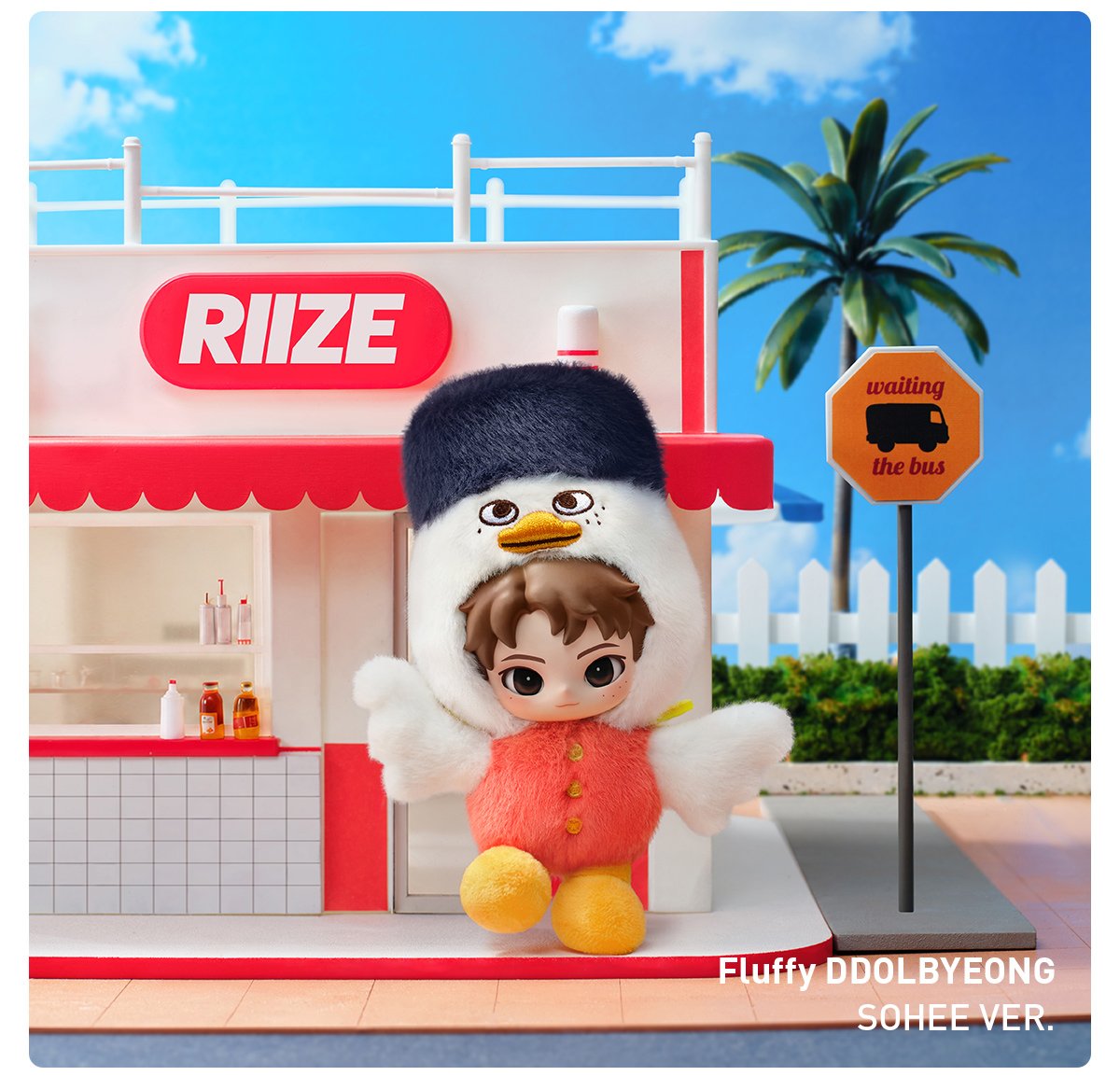 RIIZE Fluffy Club シリーズ ぬいぐるみペンダント | ポップマート