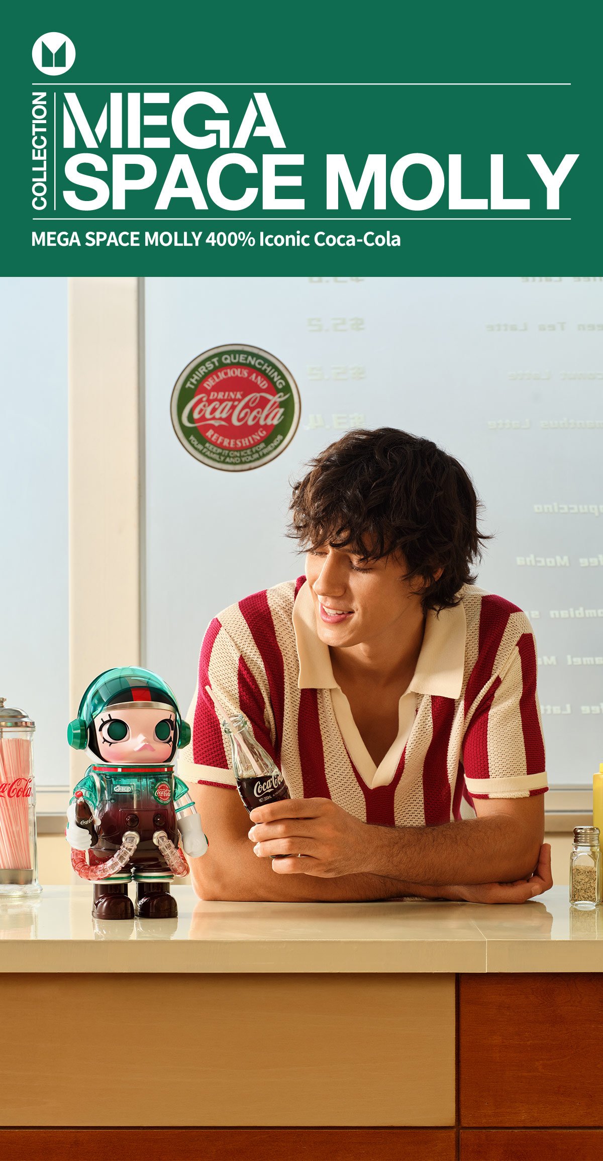 MEGA SPACE MOLLY 400% Iconic Coca-Cola | ポップマート