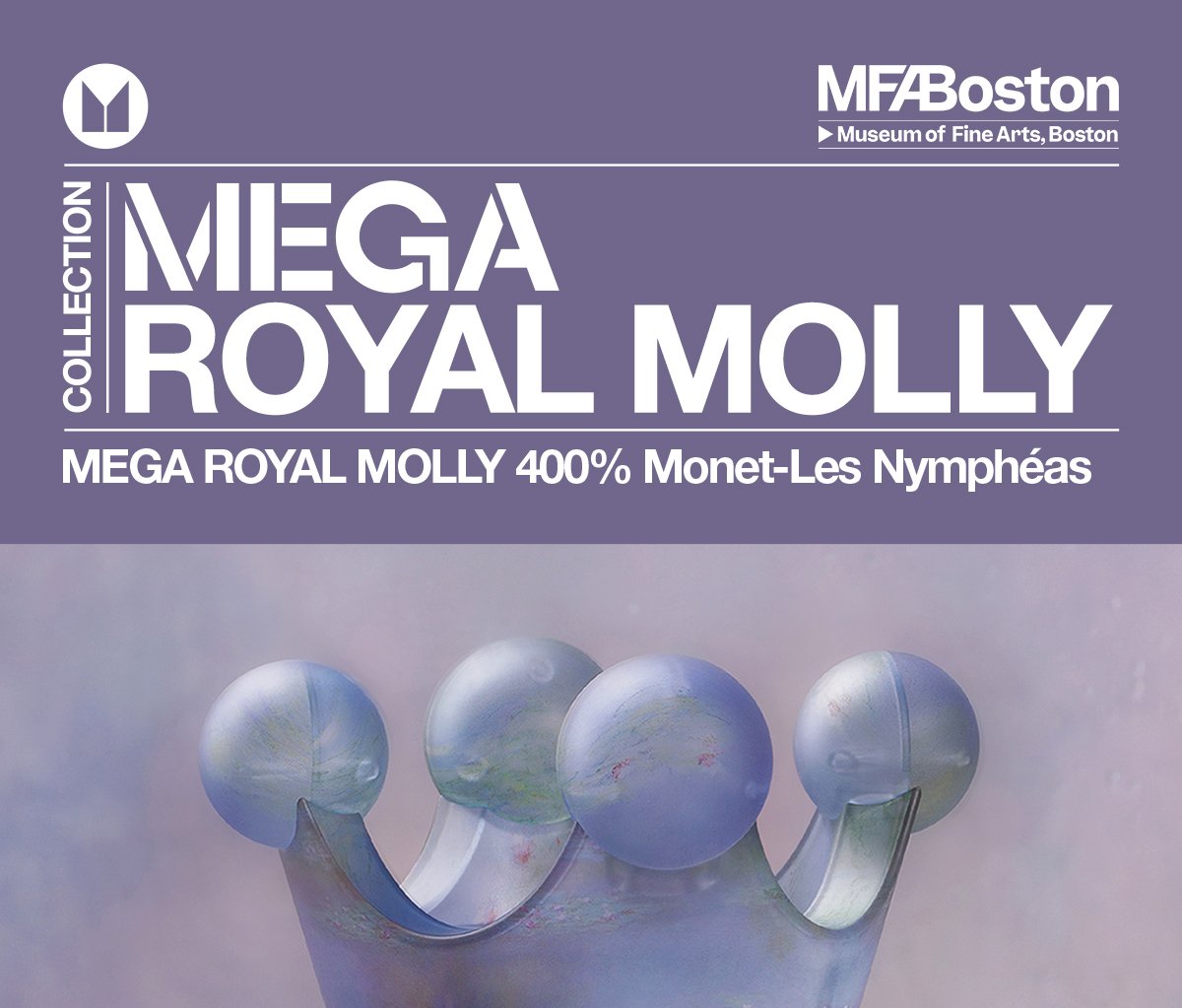 MEGA ROYAL MOLLY 400% Monet-Les Nymphéas | ポップマート