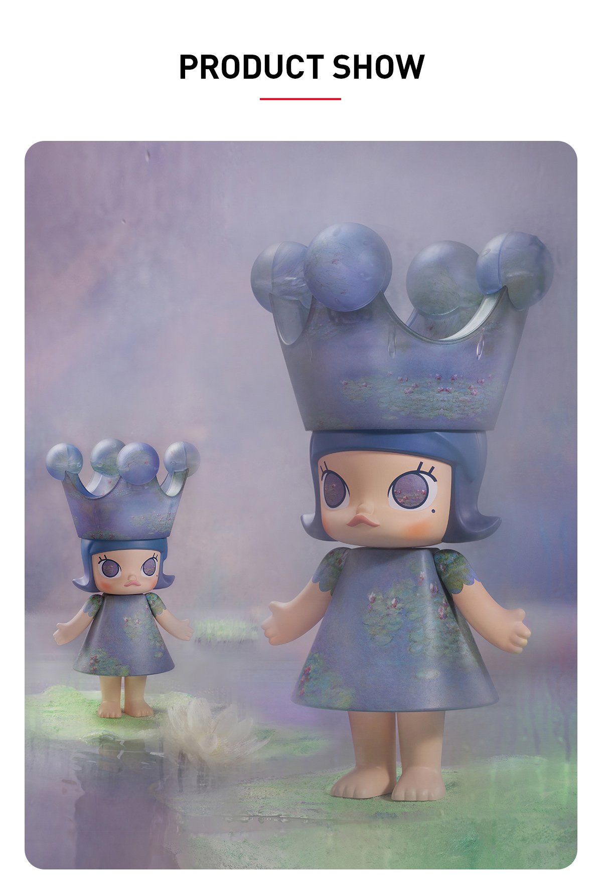 MEGA ROYAL MOLLY 400% Monet-Les Nymphéas | ポップマート