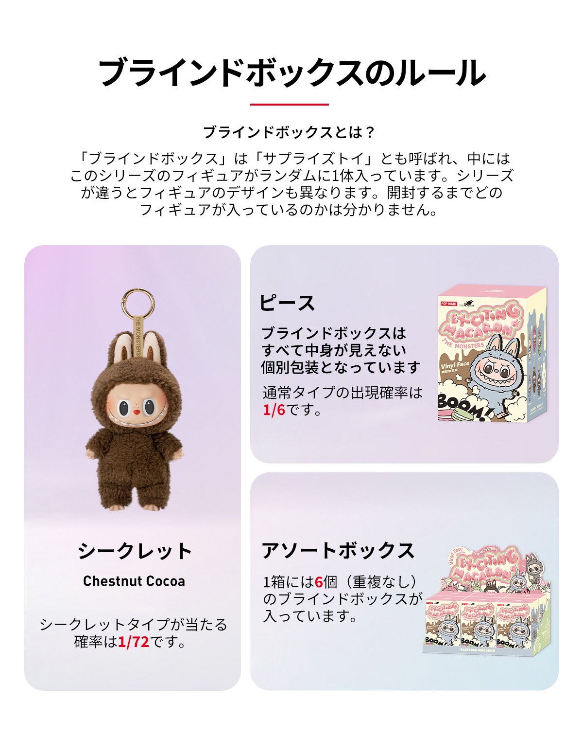 THE MONSTERS Exciting Macaron ぬいぐるみシリーズ | ポップマート