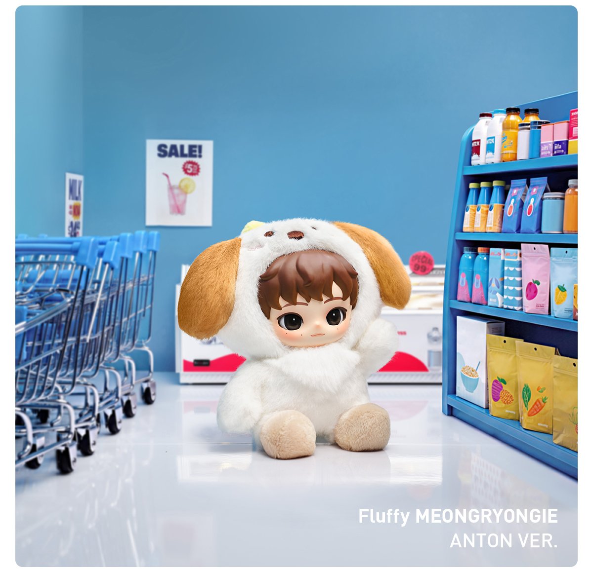 RIIZE Fluffy Club シリーズ ぬいぐるみペンダント | ポップマート