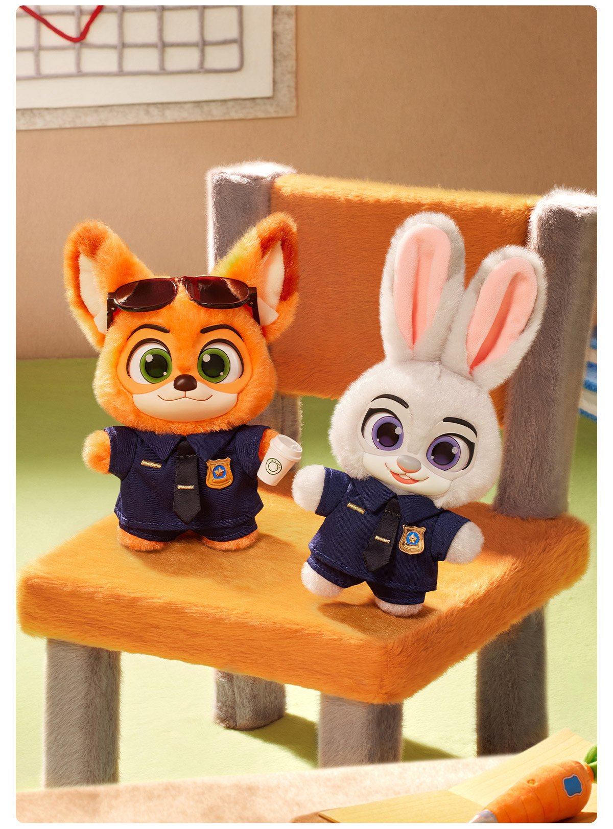 Zootopia Ace Duo シリーズ ぬいぐるみキーホルダー | ポップマート