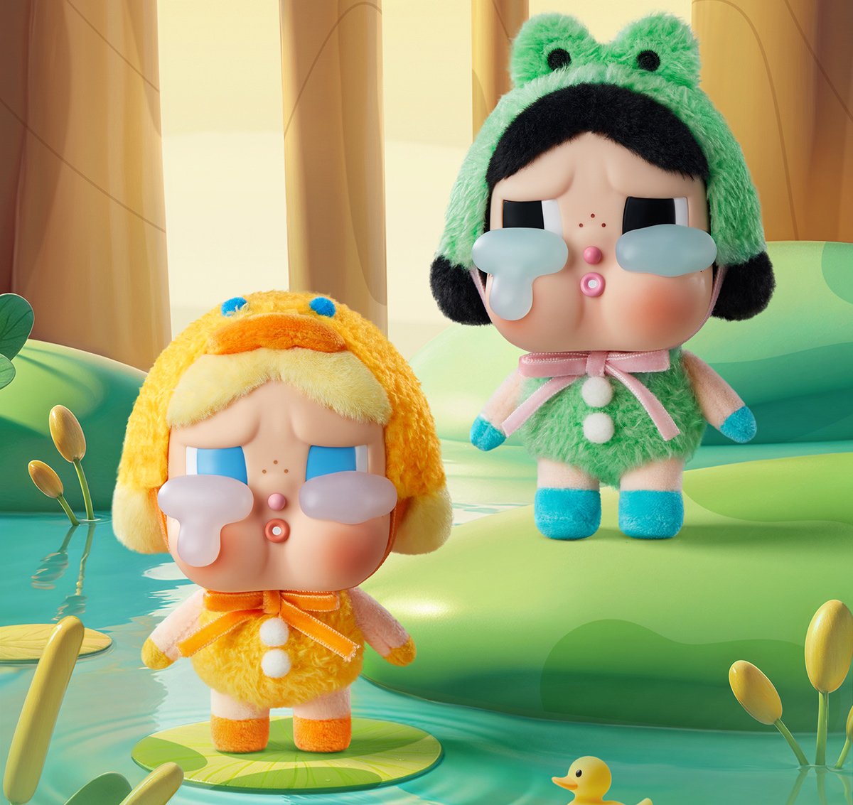 CRYBABY Crying Again シリーズ フェイスぬいぐるみキーホルダー