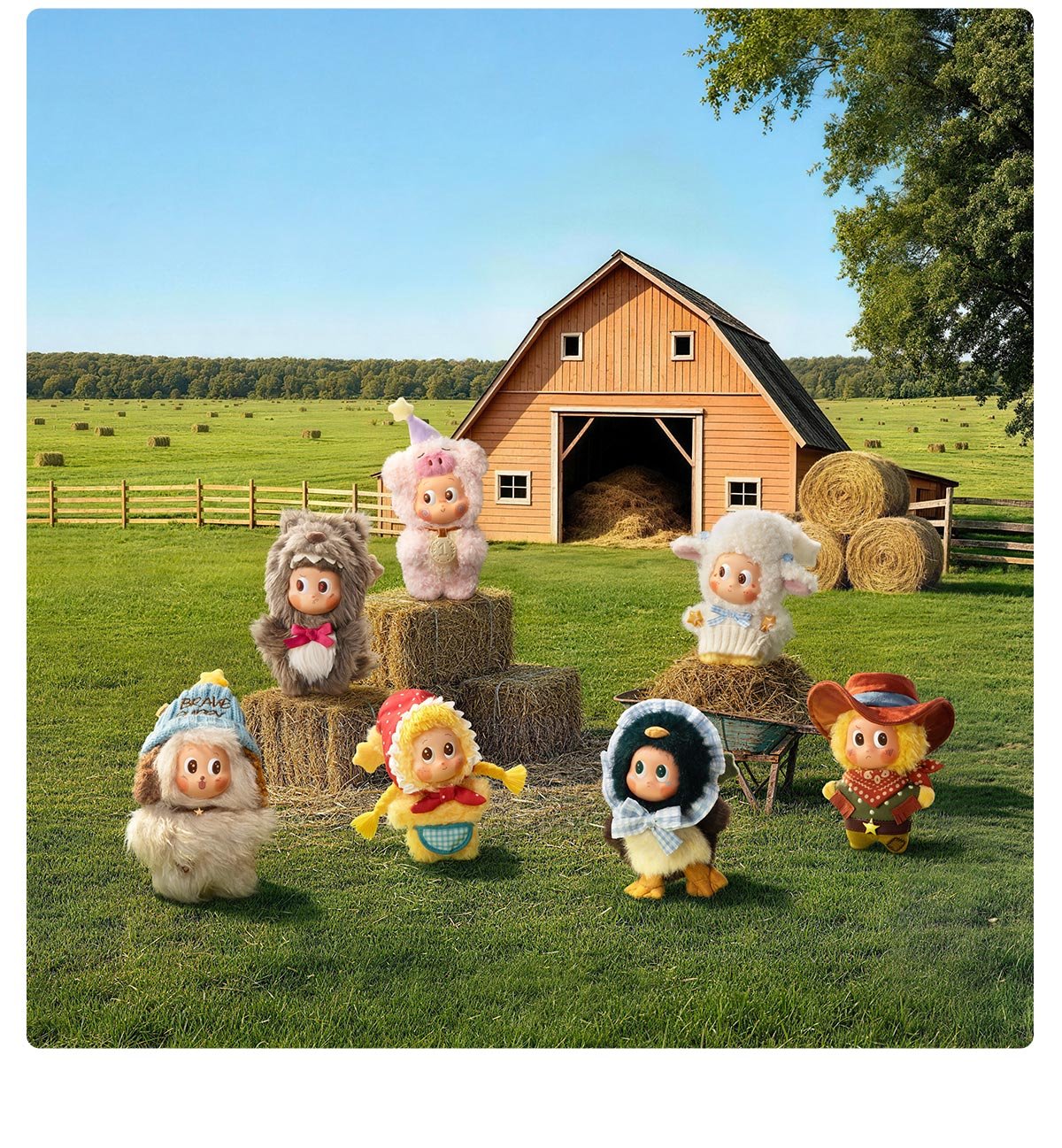POP MART Twinkle Farm ぬいぐるみ 2点セット Twinkle Twinkle Farm Tales ぬいぐるみキーホルダー | ポップマート