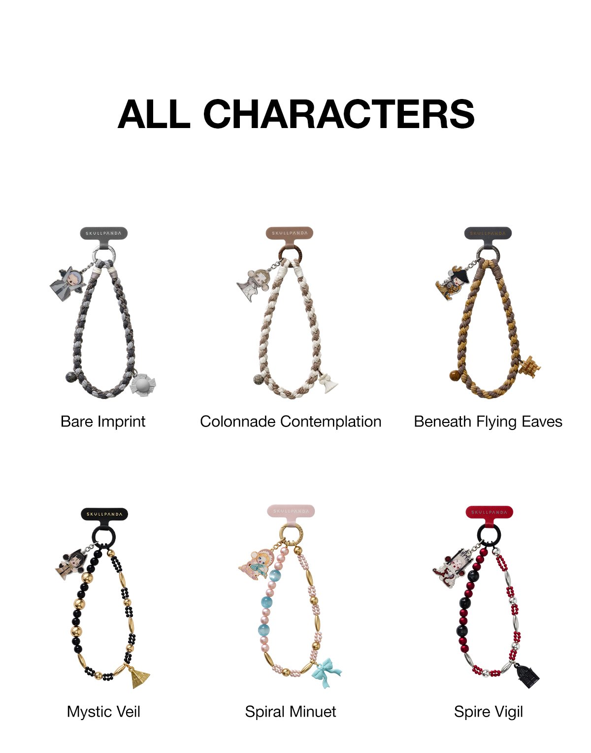 golden child FUTURE AND PAST グッズ SKULLPANDA WHERE TIME DWELLS Series Phone Lanyard | POP MART