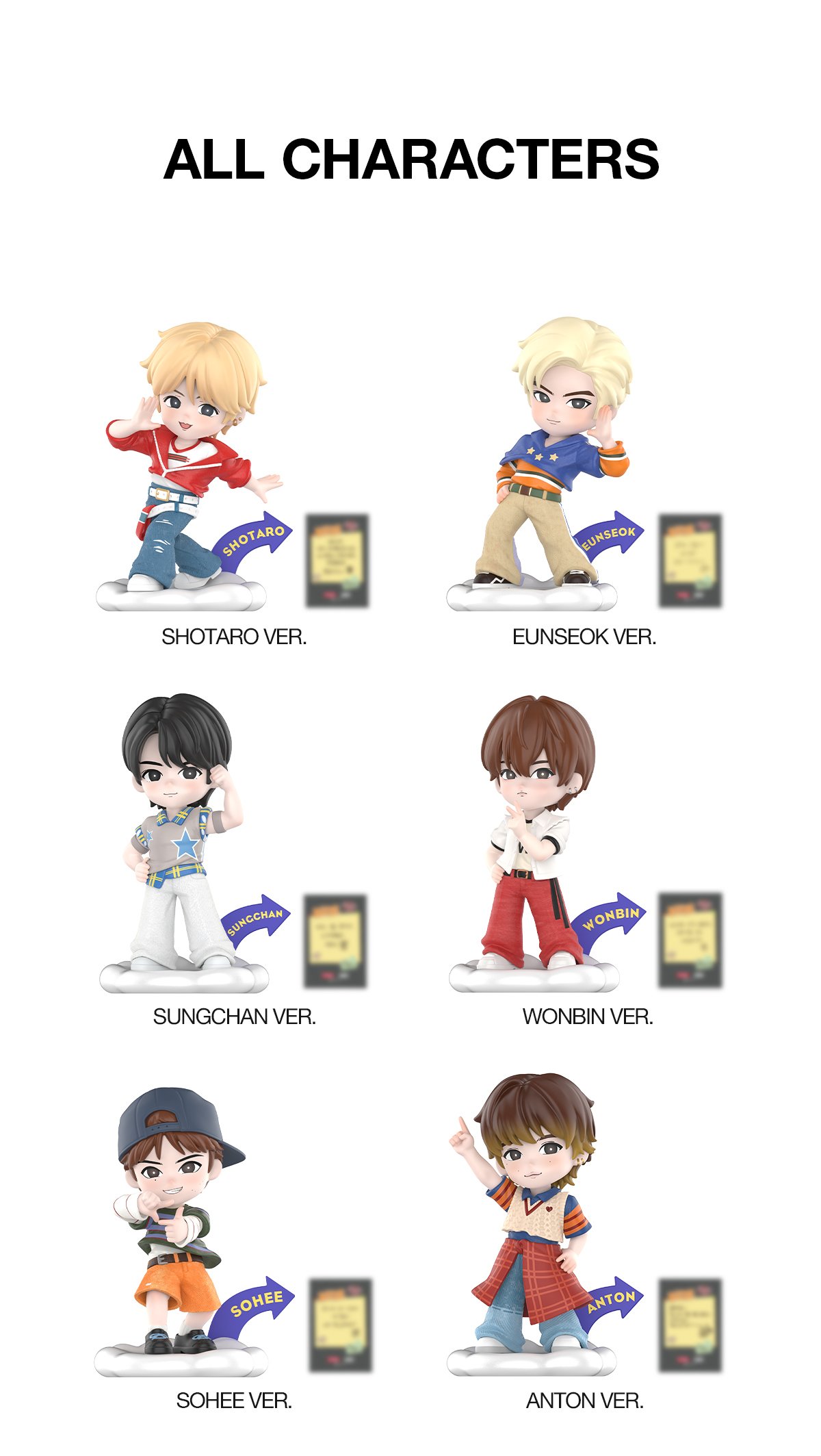 RIIZE Memorable Picks Series Figures | POP MART (Singapore)