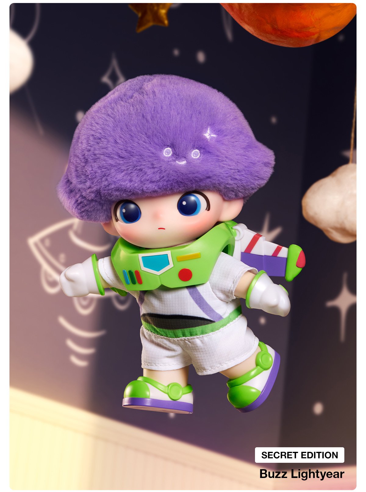 ◾️新品未開封POPMART DIMOO PIXARシークレットバズ・ライトイヤー DIMOO WORLD × PIXAR Series - Vinyl Plush Pendant Blind Box | POP