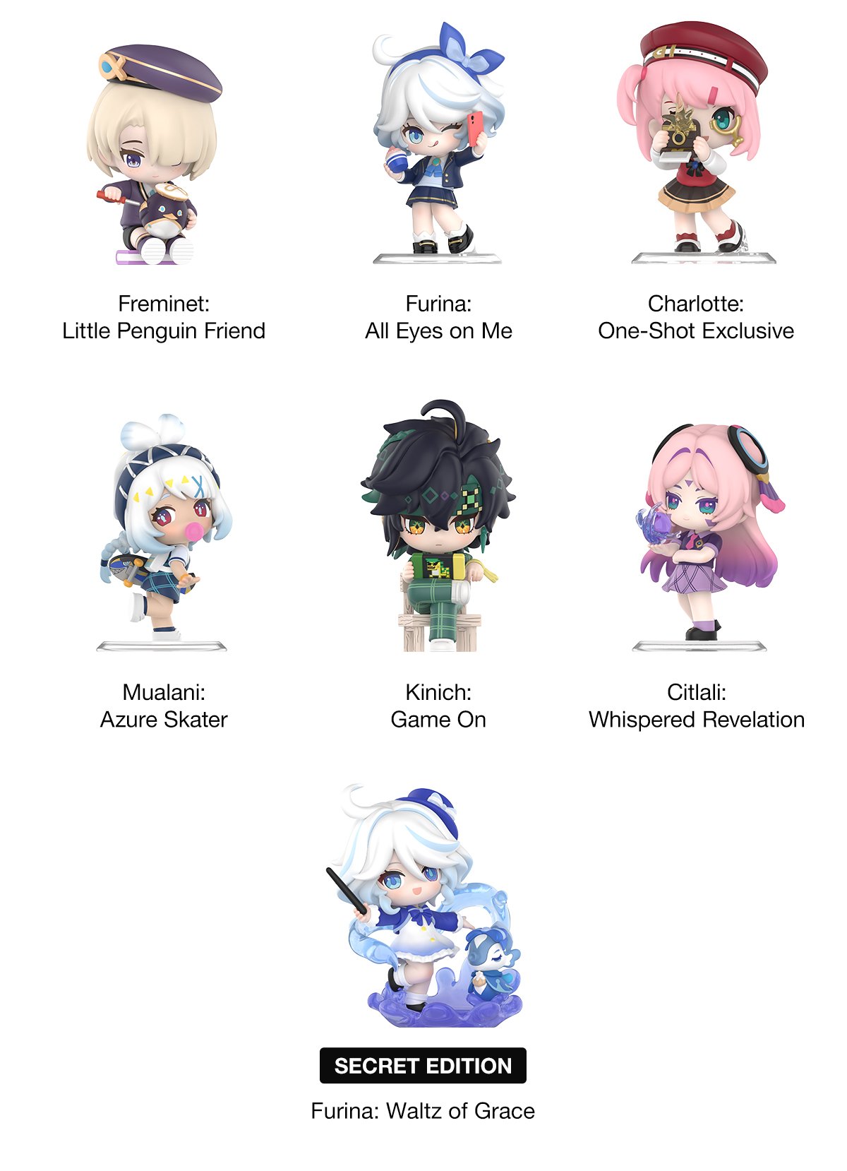 Genshin Impact Academy's Light and Shadow Poetry Chibi Series