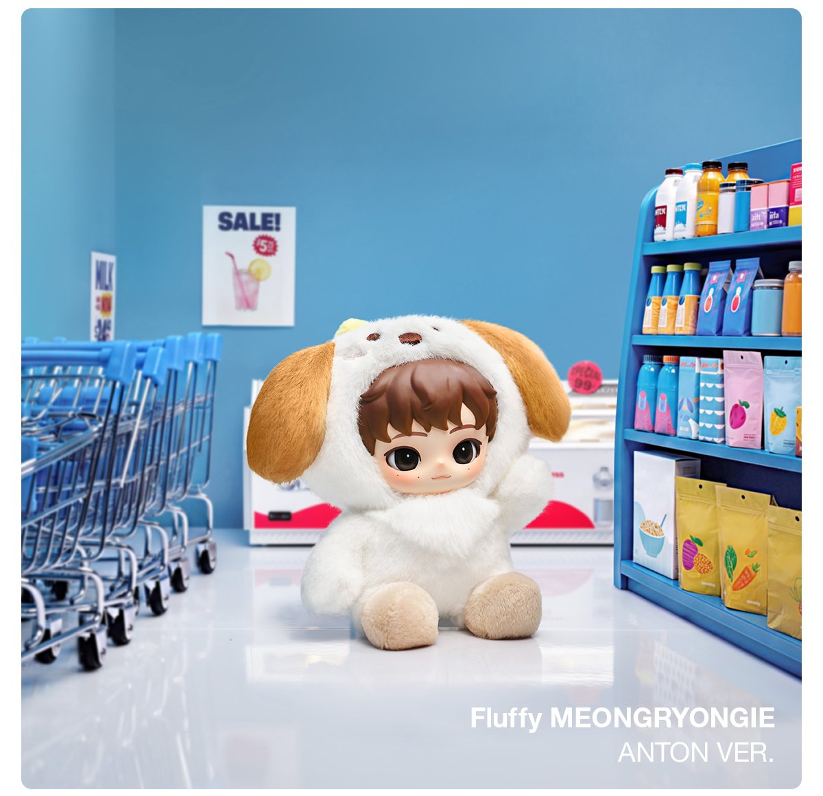 RIIZE Fluffy Club Series Vinyl Plush Doll Pendant | POP MART