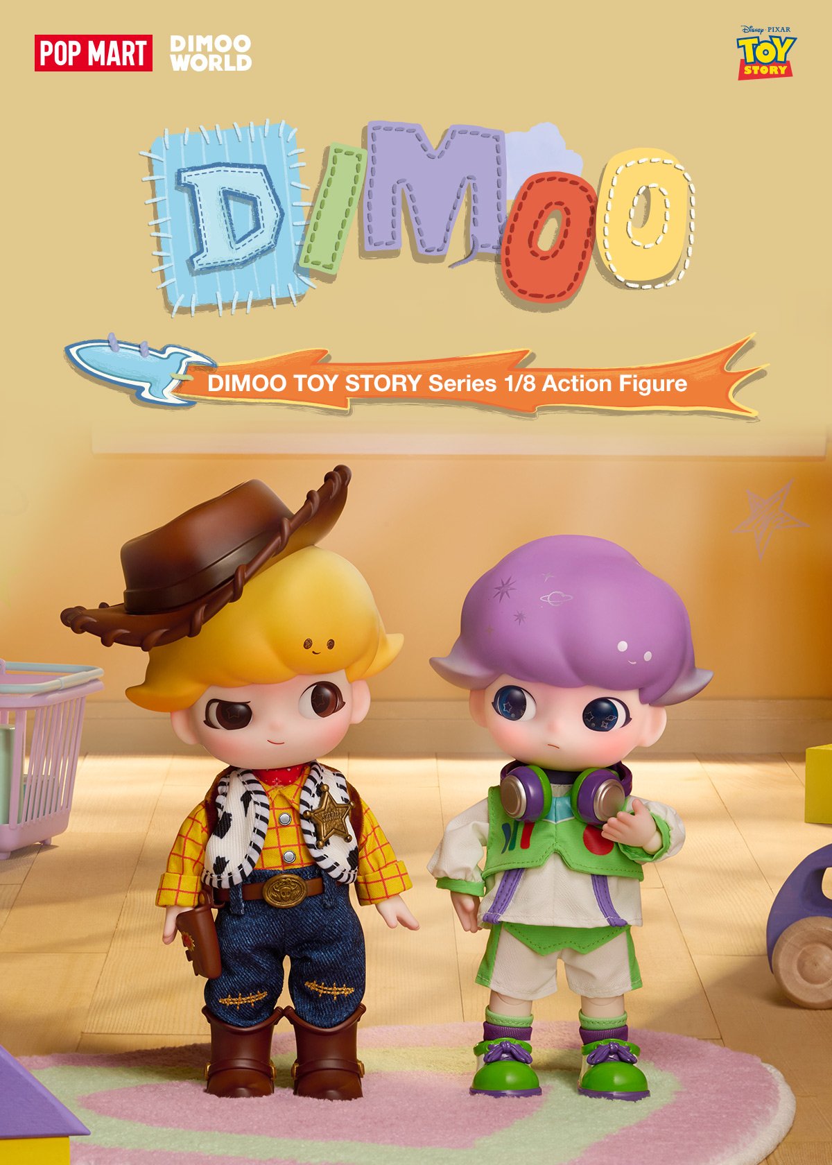 DIMOO Toy Story Series 1/8 Action Figure | POP MART (Singapore)