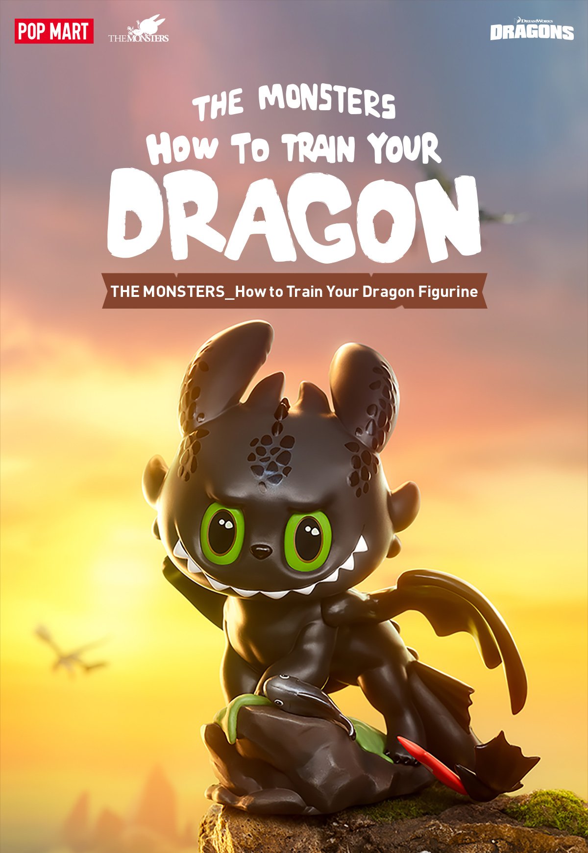 THE MONSTERS How to Train Your Dragon Figurine | POP MART (Australia)