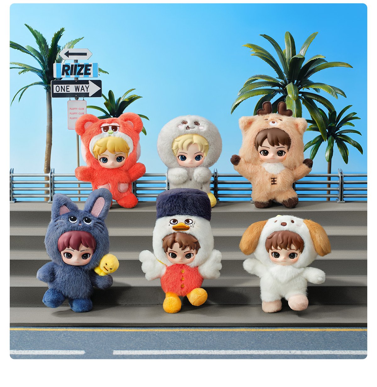 riize popmart fluffy club ウォンビン ポップマート RIIZE 플러피 클럽 시리즈 인형 키링 | POP MART (South Korea)