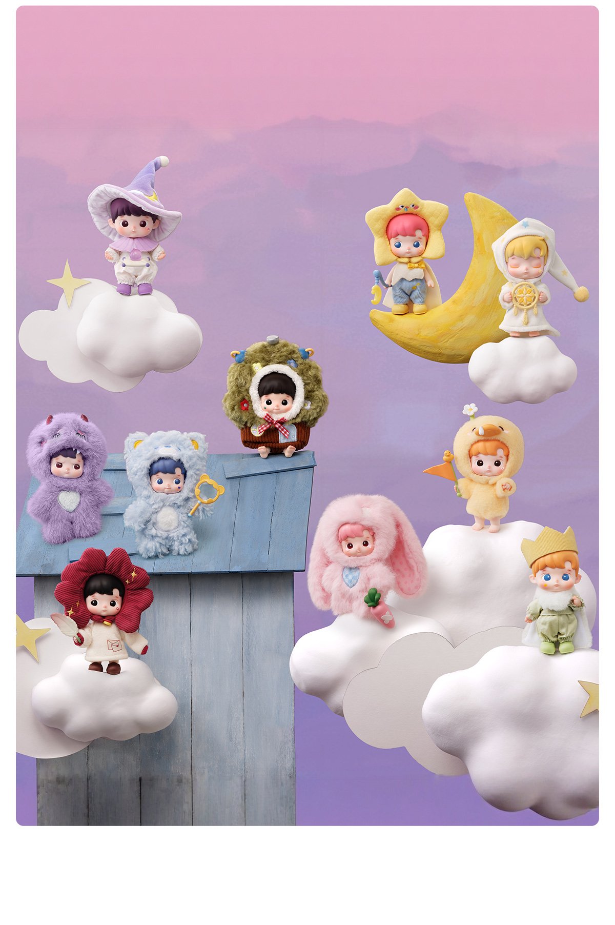 ぬいぐるみ・マスコット POP MART HACIPUPU Enchanted Realm Tales HACIPUPU Enchanted Realm Tales Series MINI Action Figure | POP