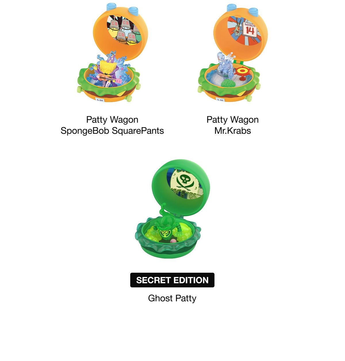 SpongeBob: Krabby Patty Bestsellers Series Figures | POP MART