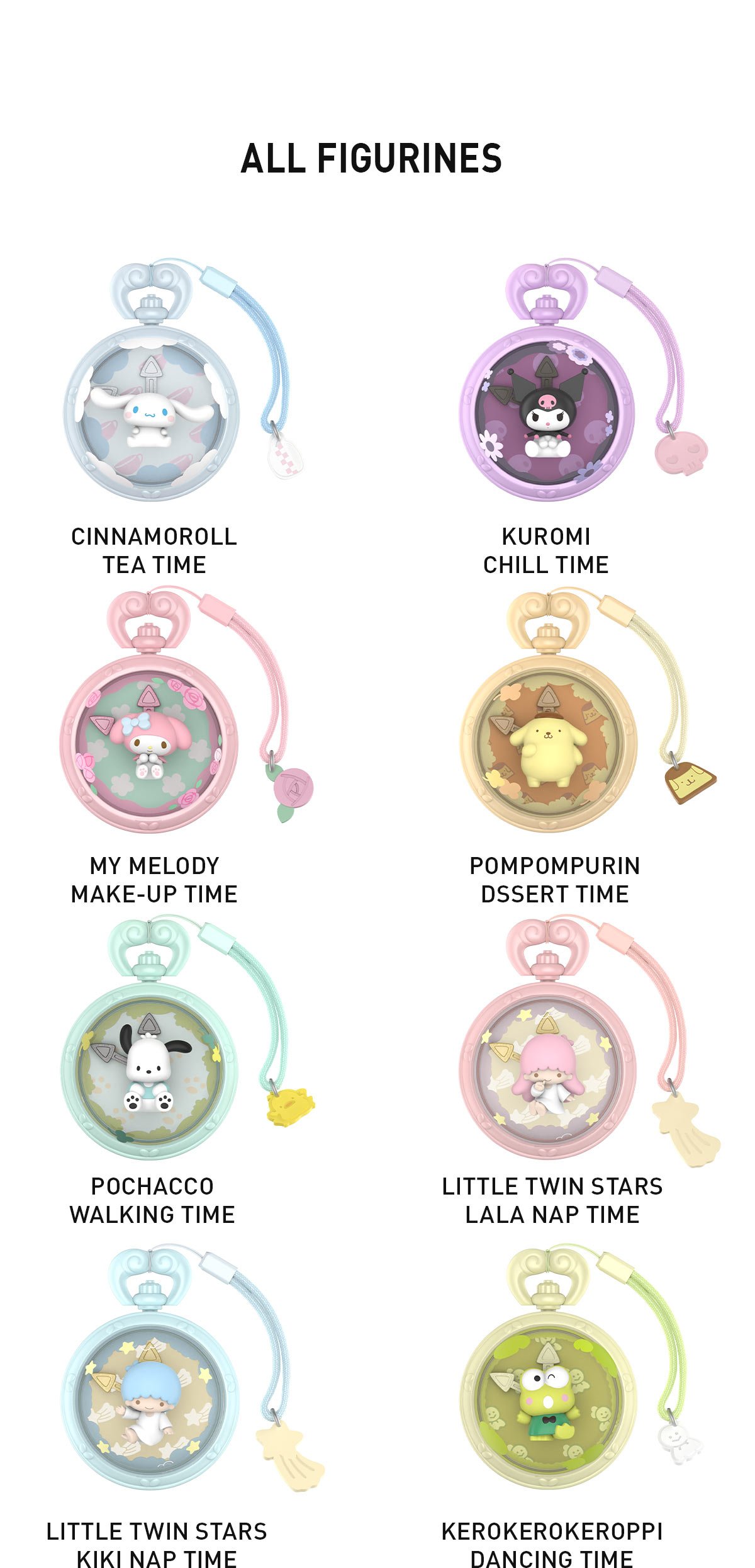 The Wonderful Time With Sanrio characters シリーズ シーンセット