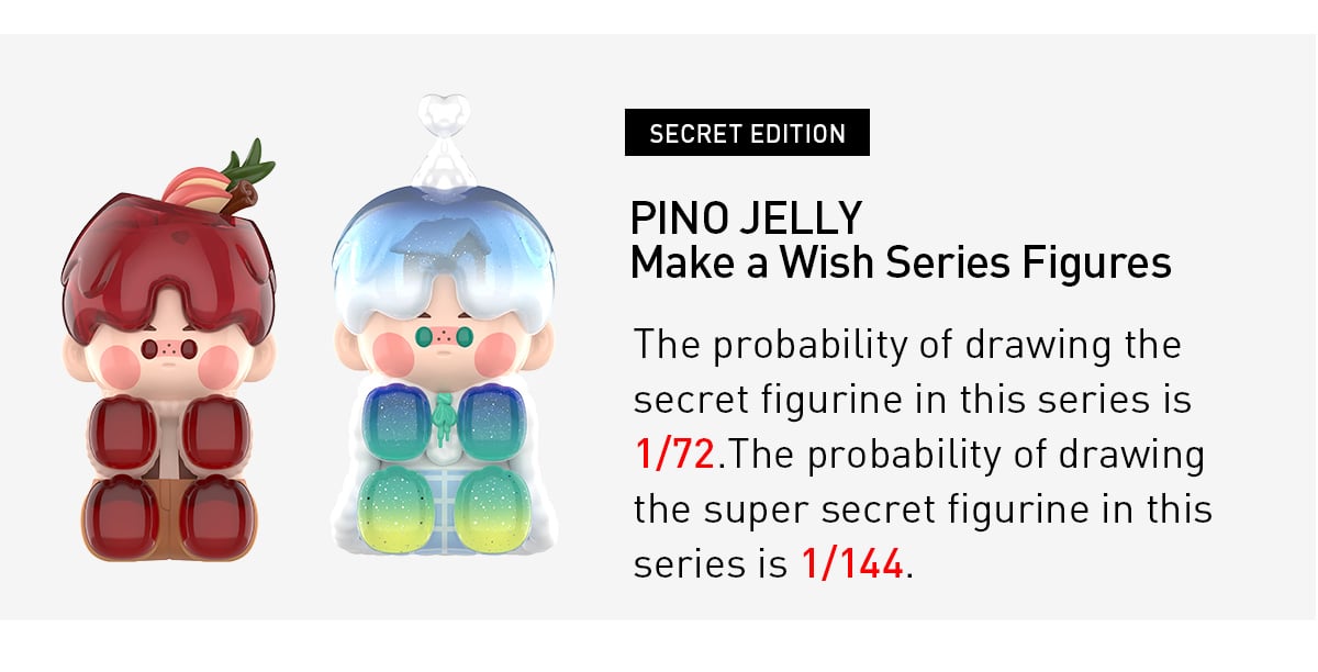 popmart pino jellyビッグサイズice and  PINO JELLY Make a Wish シリーズ | ポップマート