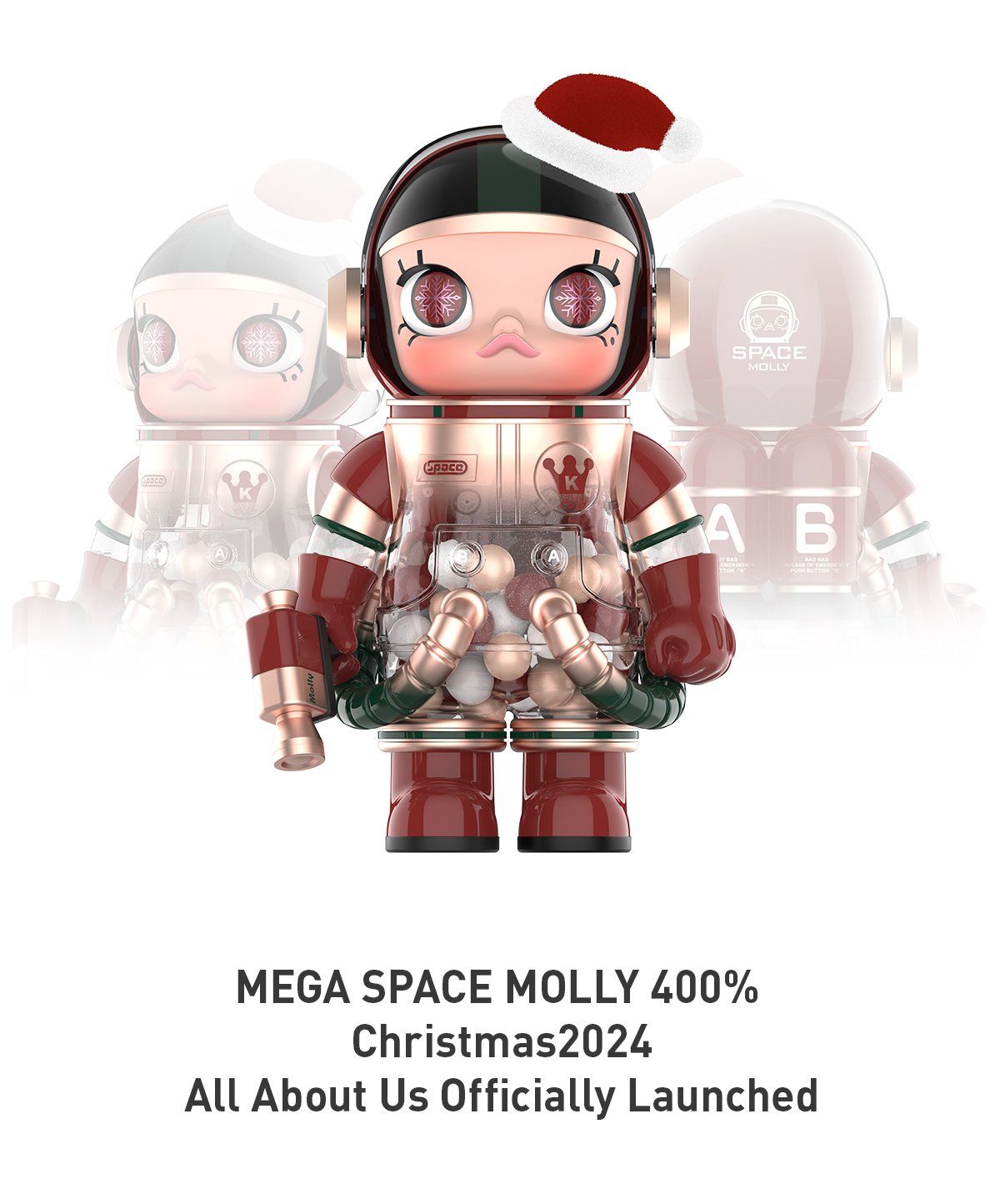 MEGA SPACE MOLLY 400% Christmas 2024 | ポップマート