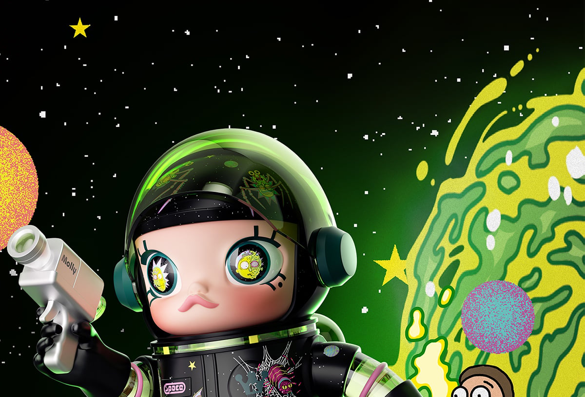 MEGA SPACE MOLLY 1000% Rick and Morty | POP MART (Singapore)