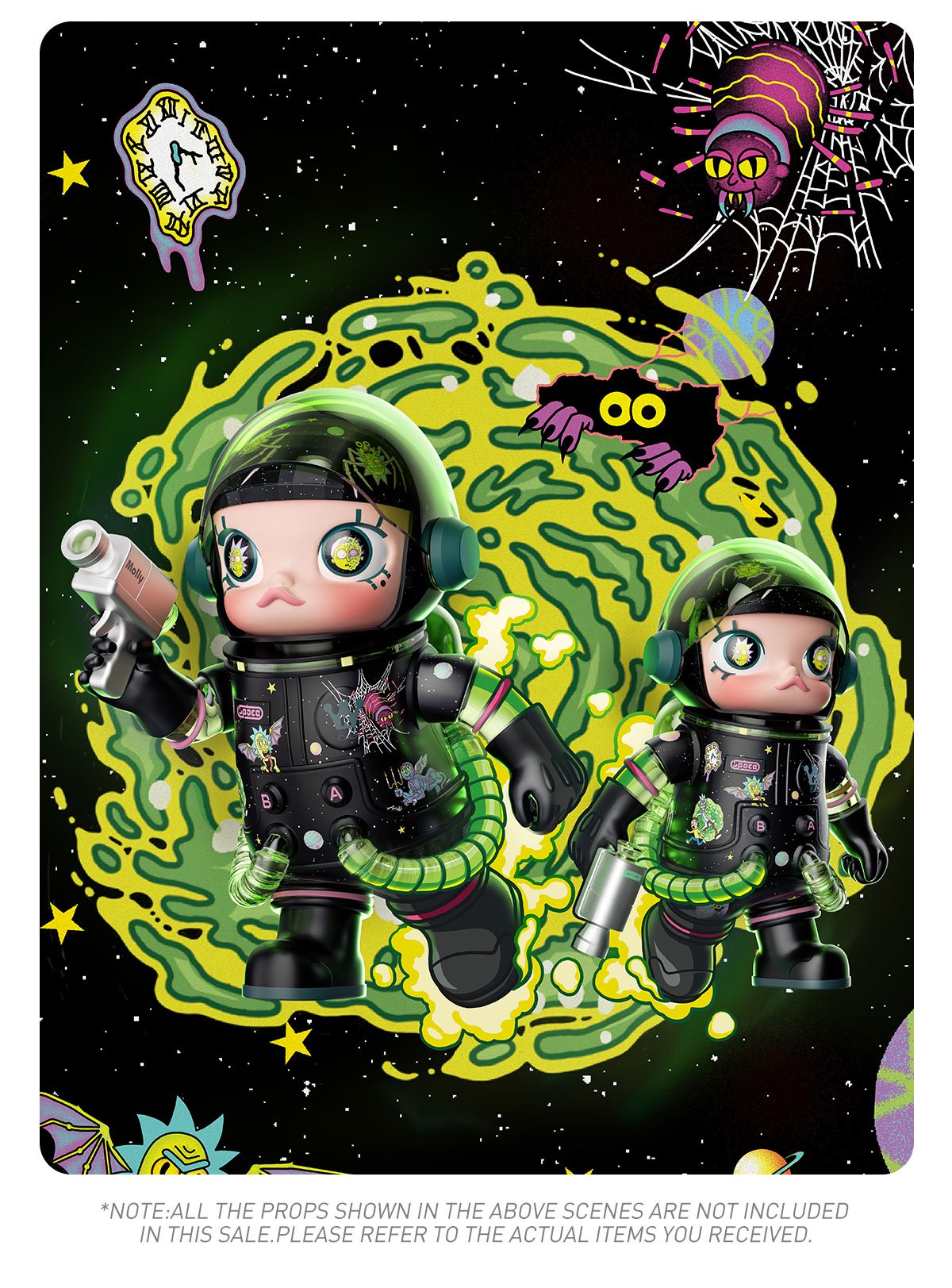 MEGA SPACE MOLLY 1000% Rick and Morty | POP MART (Malaysia)