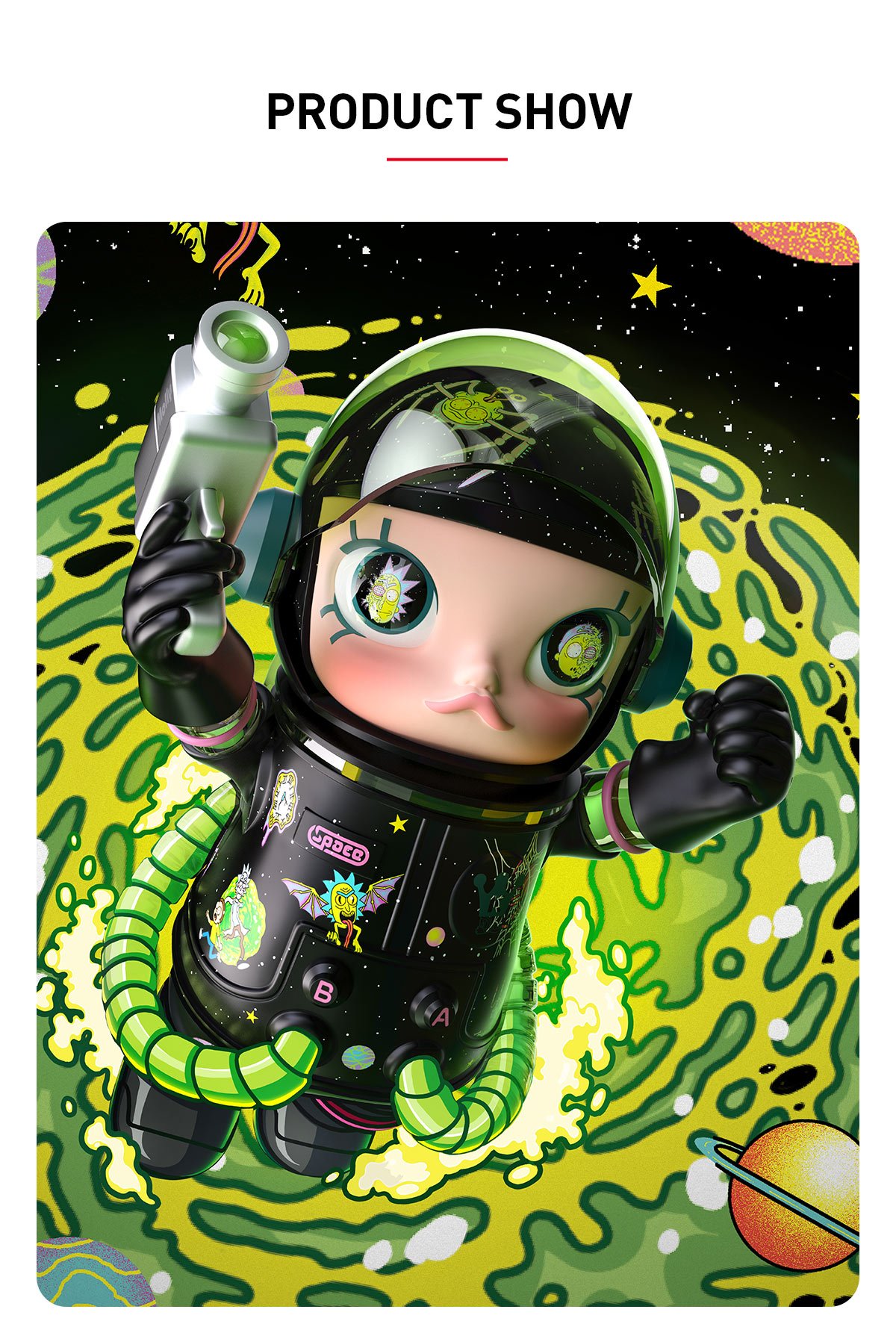 MEGA SPACE MOLLY 400% Rick and Morty | POP MART (Japan)
