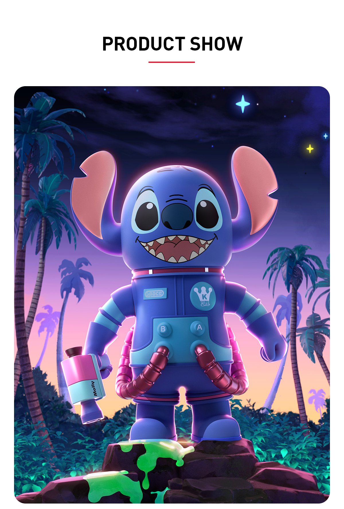 MEGA SPACE MOLLY 1000% Stitch | ポップマート
