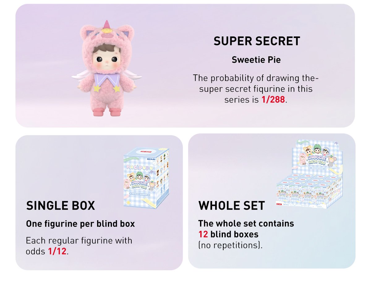 HACIPUPU Snuggle With You Series Figures | ポップマート