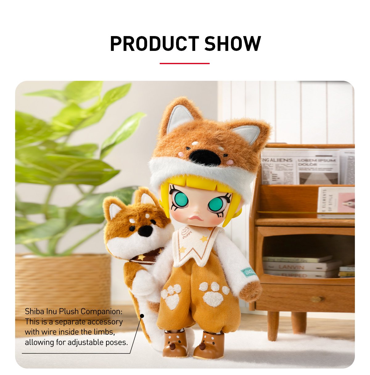 MOLLY Hugging 1/8 Action Figure | ポップマート