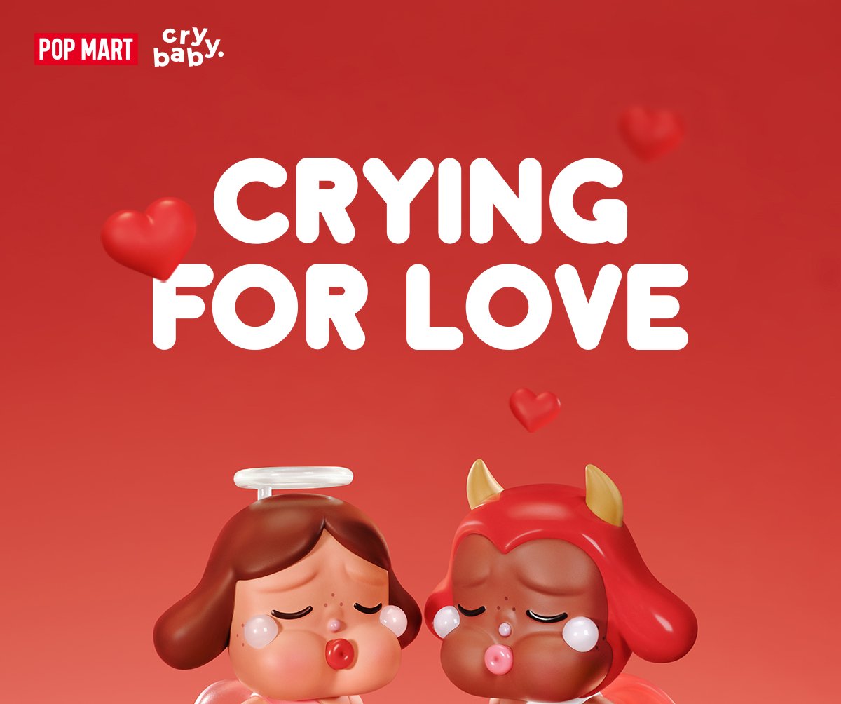 CRYBABY Crying For Love Series Figures | POP MART (Singapore)