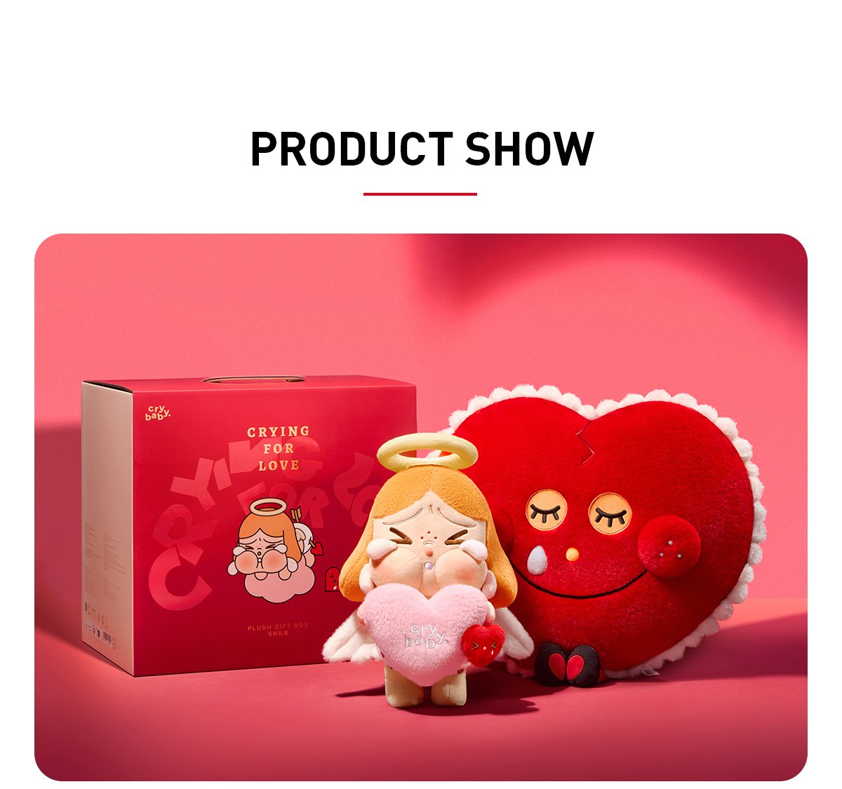 Crybaby Crying for Love ぬいぐるみ ギフトボックス CRYBABY Crying for Love ぬいぐるみ ギフトボックス | POP MART (Japan)