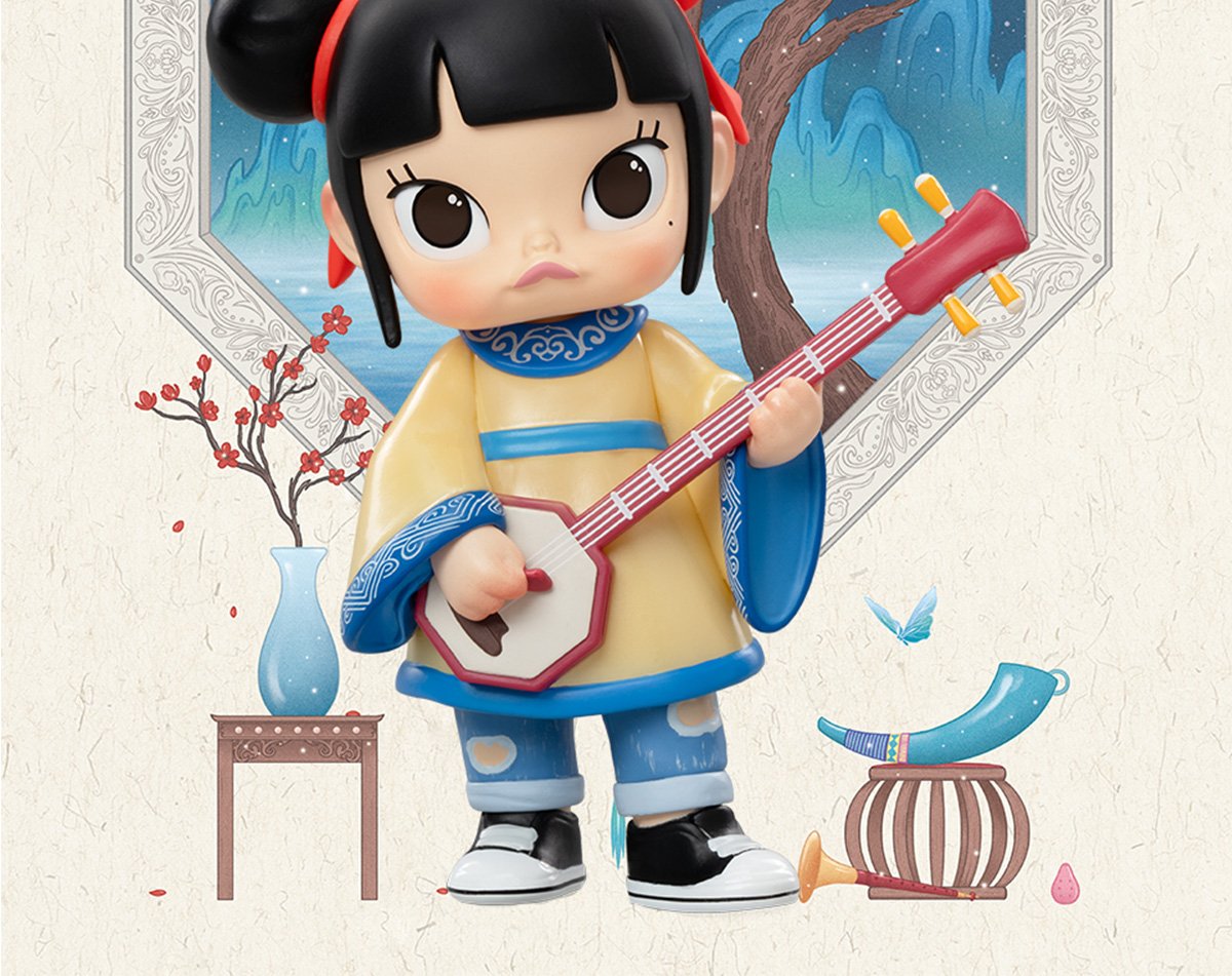 正規品 POP MART Molly Octagonal Qinqin 秦琴 MOLLY Octagonal Qinqin Figure | ポップマート