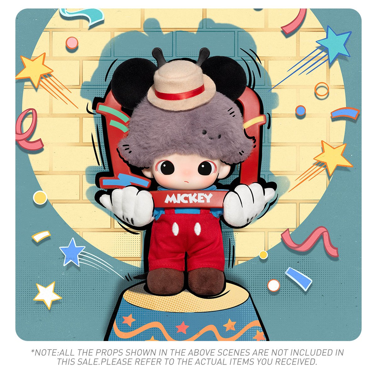 DIMOO WORLD × DISNEY Series-Vinyl Plush Keychain Blind Box | POP