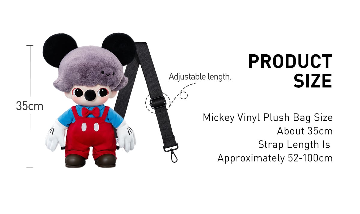 DIMOO WORLD × DISNEY Mickey ぬいぐるみバッグ | POP MART (Japan)