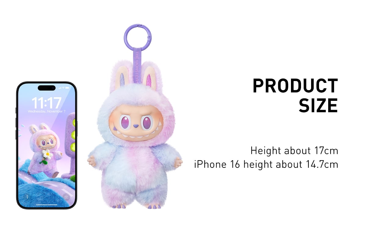 THE MONSTERS Big into Energy Series-Vinyl Plush Pendant Blind Box