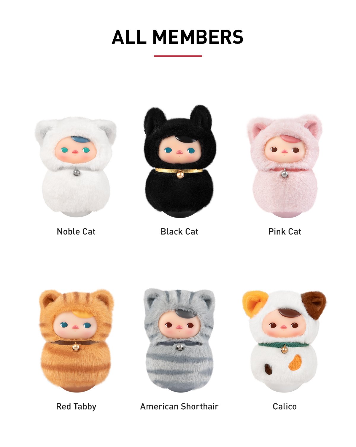 POP MART PUCKY 「Roly-Poly Kitty」ぬいぐるみ2箱 PUCKY Roly-Poly Kitty シリーズ ぬいぐるみ | ポップマート