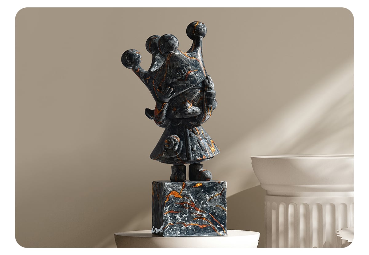 MOLLY Anniversary Statues Classical Retro 2 Series Figures