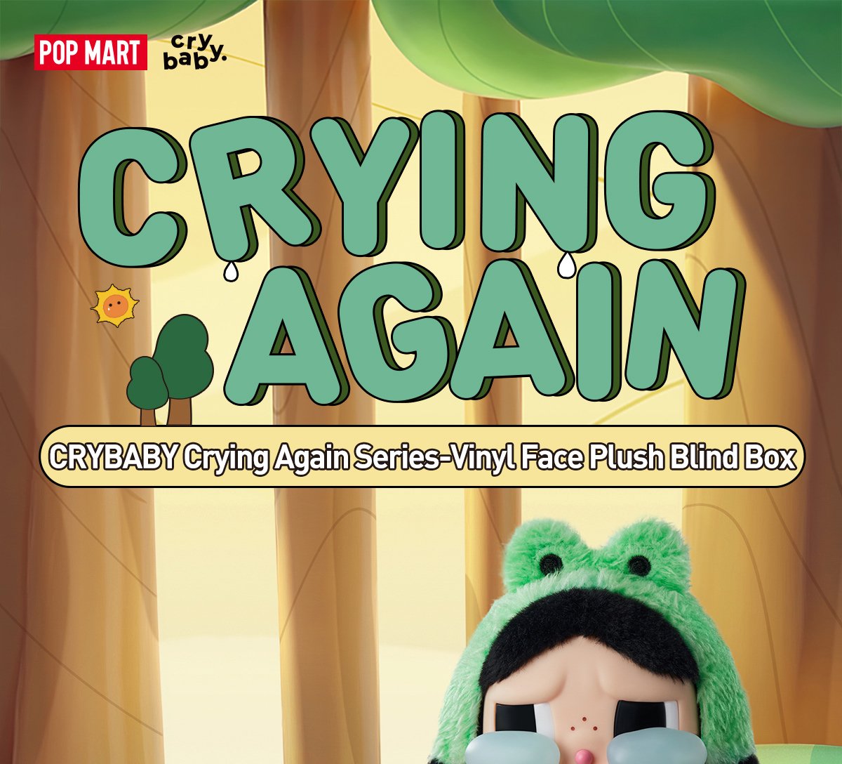 CRYBABY Crying Again シリーズ フェイスぬいぐるみ | POP MART (Japan)